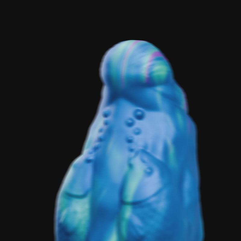 Tentra Marinus Sea Beast Vibrating Dildo Blue