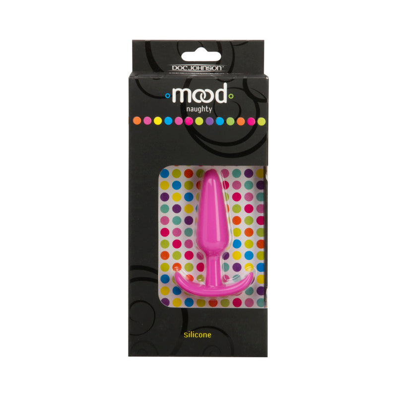 Mood - Naughty - Small Pink Silicone Butt Plug