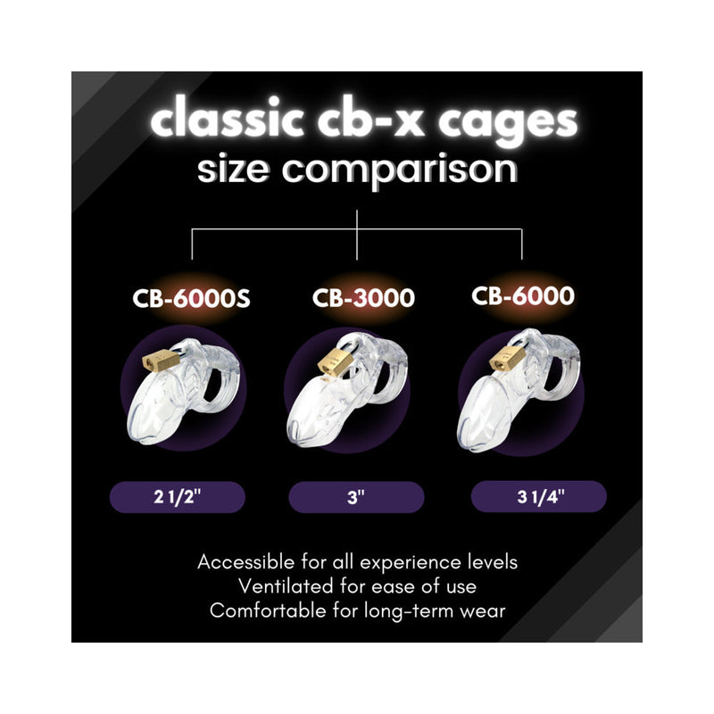 CB-6000 Clear Male Chastity