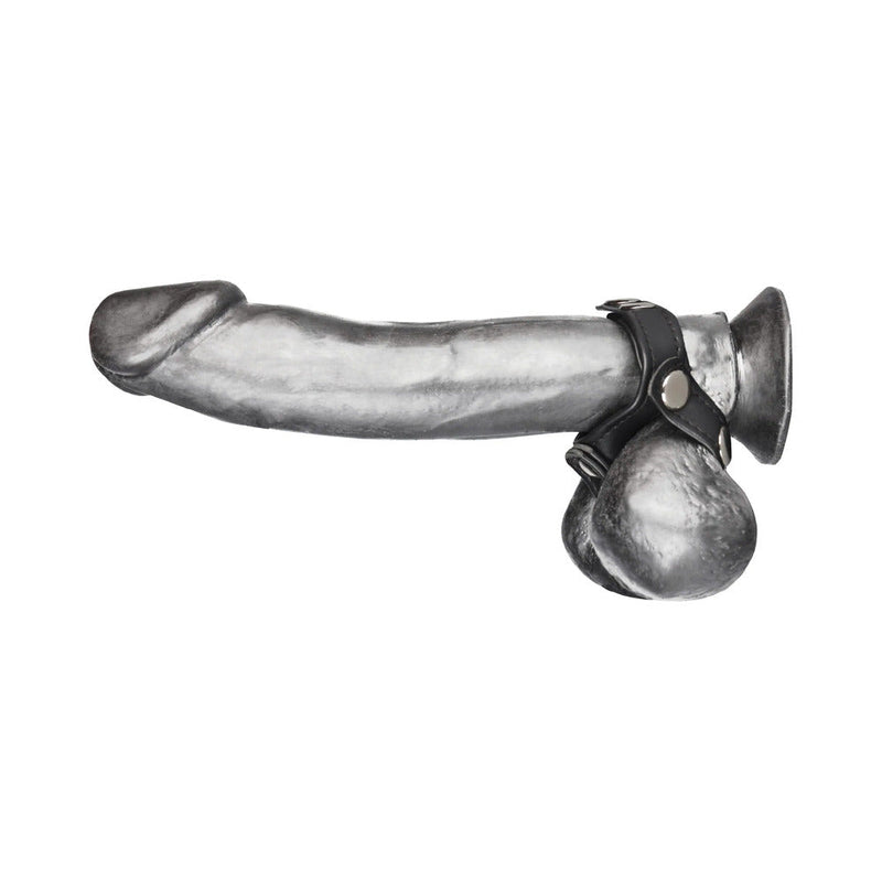 Blue Line C&B Gear V-style Cock Ring with Ball Divider