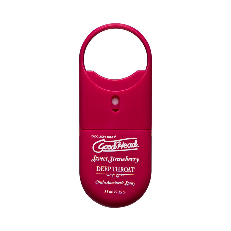 Goodhead to Go - Deep Throat Spray .33oz. Sweet Strawberry