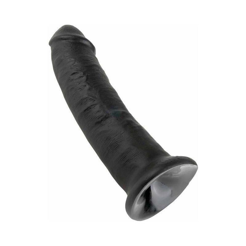 King Cock 9 in. Cock Realistic Dildo With Suction Cup Black