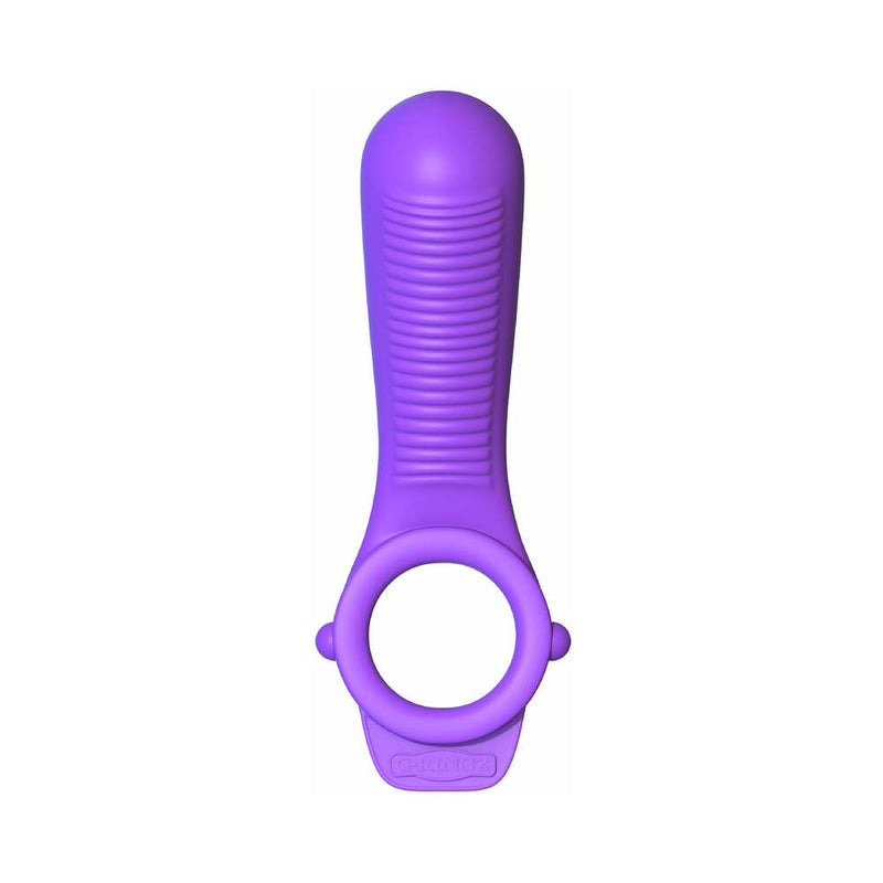 Fantasy C-Ringz Remote-Controlled Vibrating Ride N Glide Couples Ring Purple