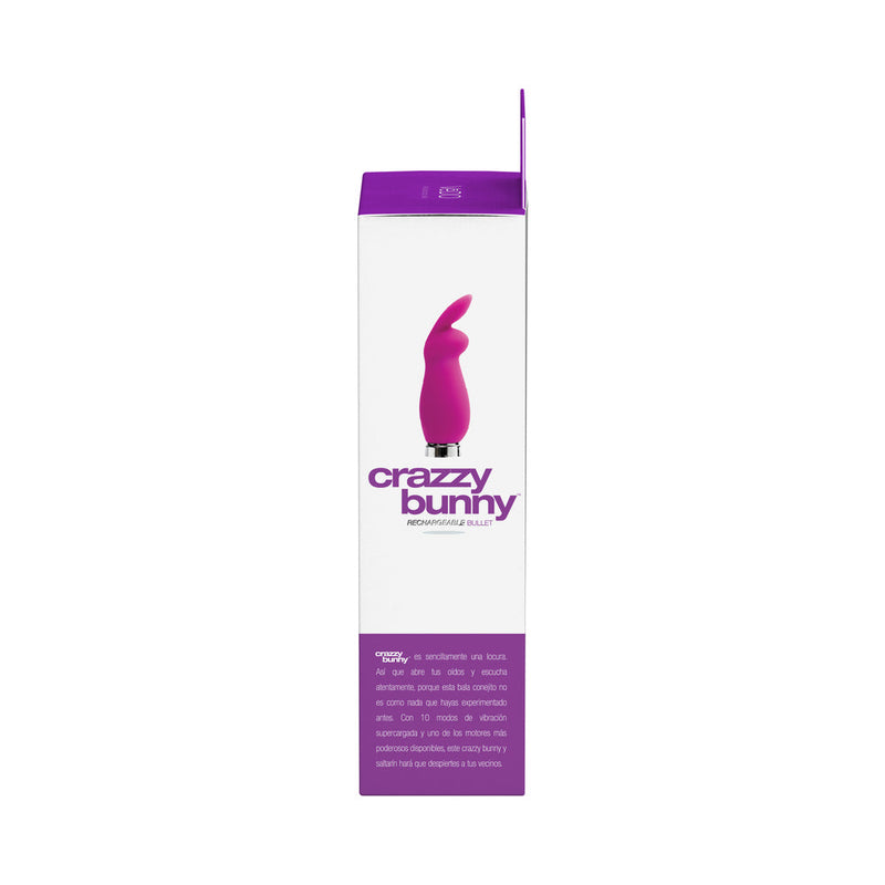 VeDO Crazzy Bunny Rechargeable Mini Vibe - Perfectly Purple