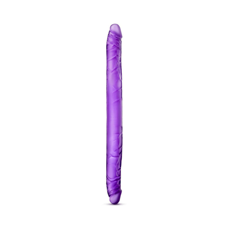 B Yours 16 in. Double Dildo Purple