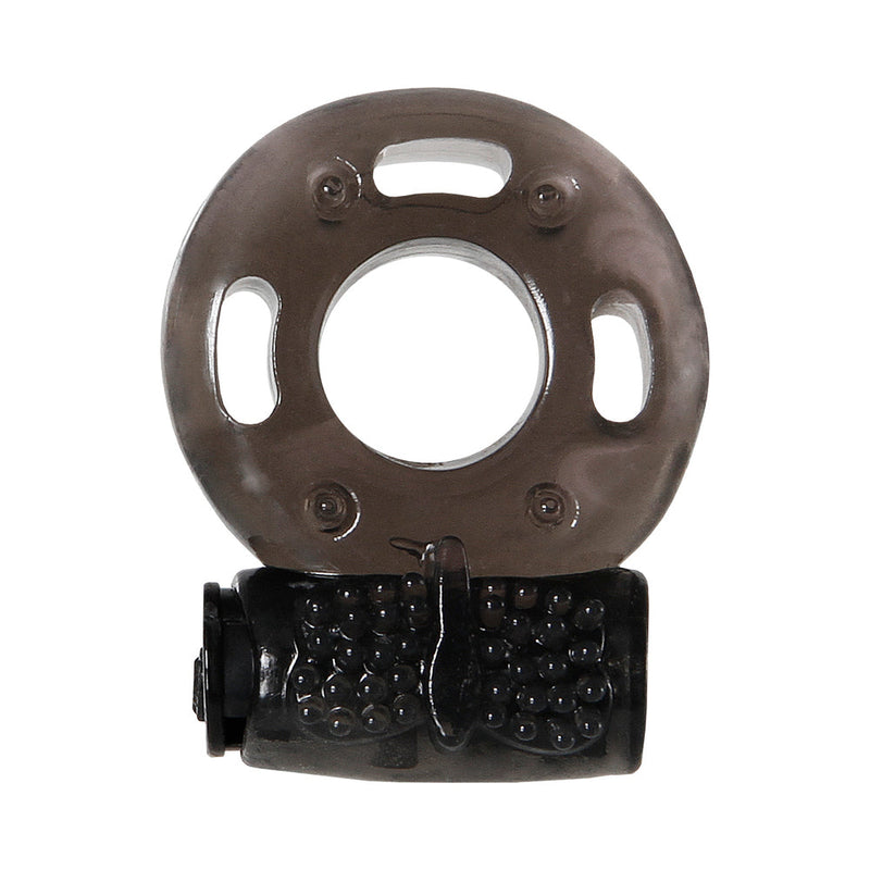 Evolved One Night Stand Ring of Fire Vibrating Cockring Smoke
