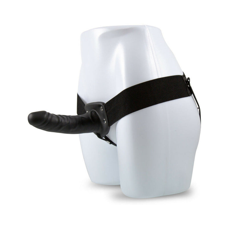 Dr. Skin 6 in. Hollow Strap-On Black