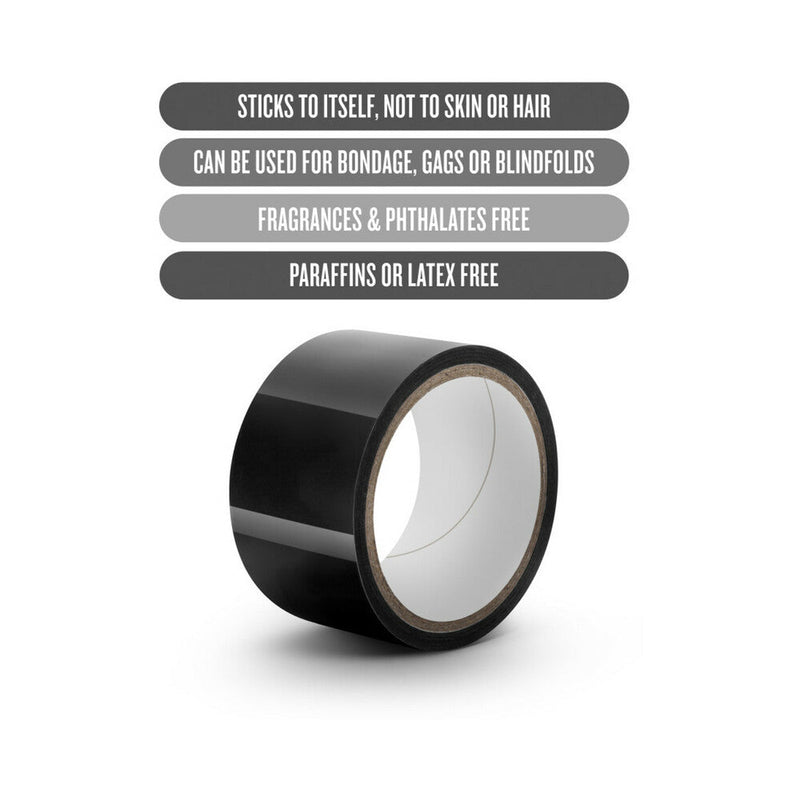 Temptasia Bondage Tape 60 ' / 18 m Black