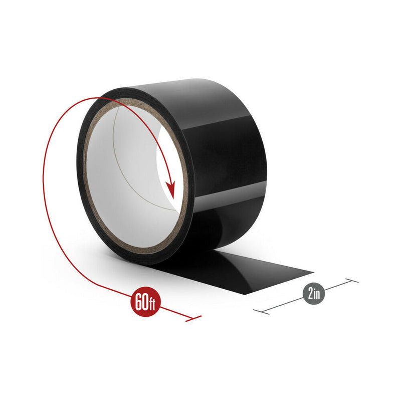 Temptasia Bondage Tape 60 ' / 18 m Black