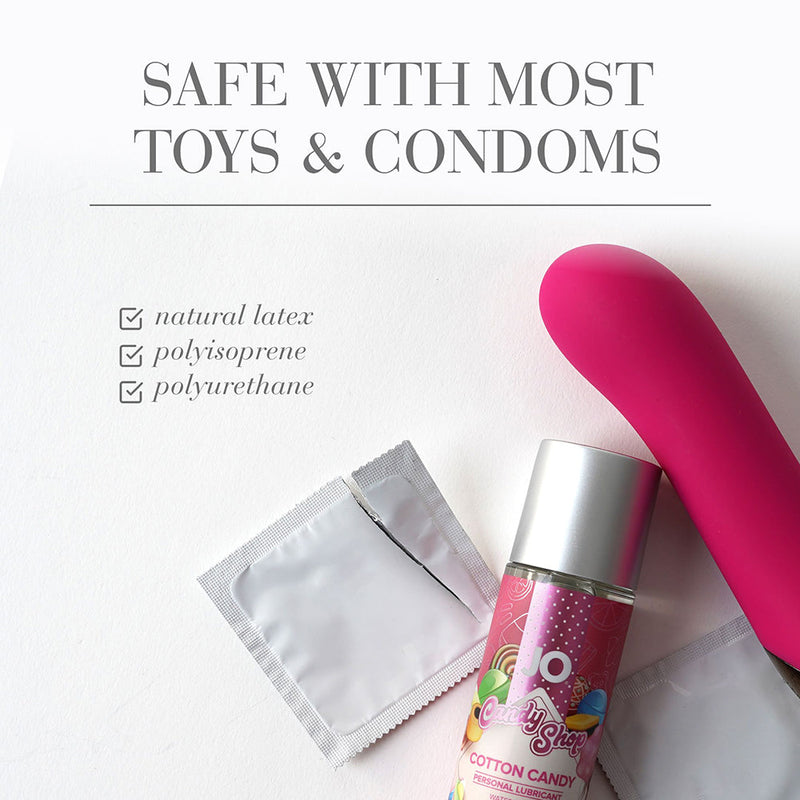 JO Candy Shop Cotton Candy Flavored Water-Based Lubricant 2 oz.