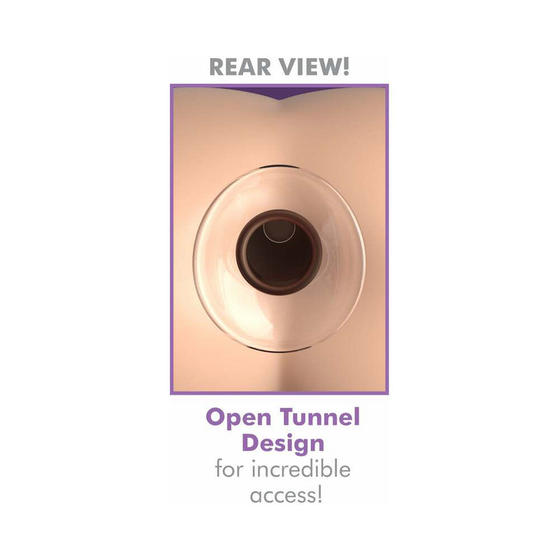 Anal Fantasy Elite Collection Beginner's Anal Gaper Glass Tunnel Plug Clear