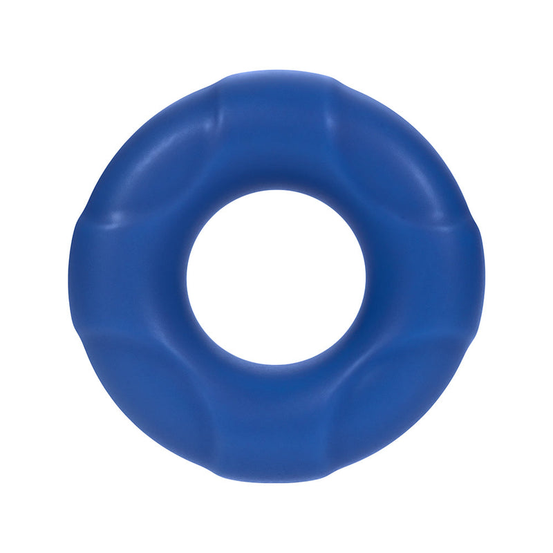 Forto F-33 Liquid Silicone Cockring Medium Blue