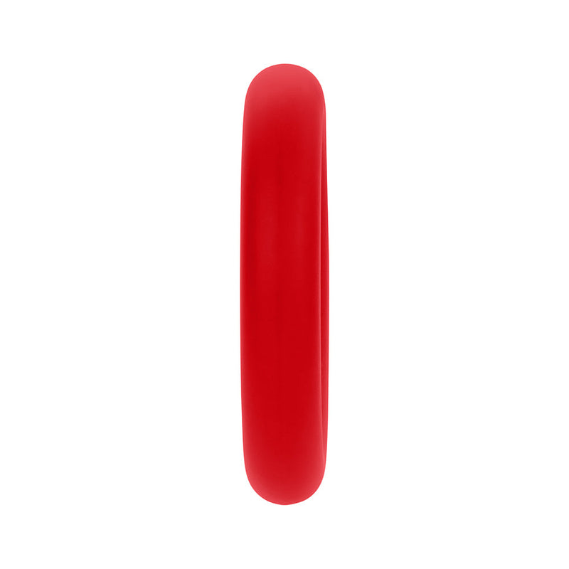 Forto F-61 3-Piece Silicone Cockring Set Red