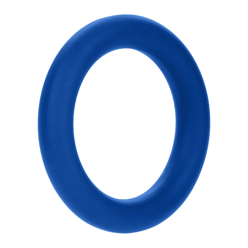 Forto F-61 3-Piece Silicone Cockring Set Blue