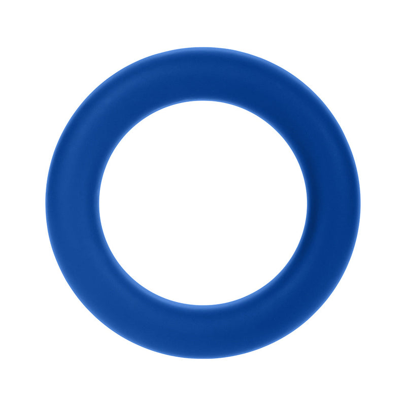 Forto F-61 3-Piece Silicone Cockring Set Blue