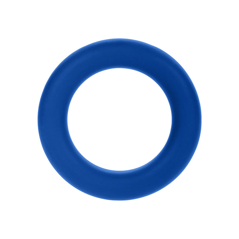 Forto F-61 3-Piece Silicone Cockring Set Blue