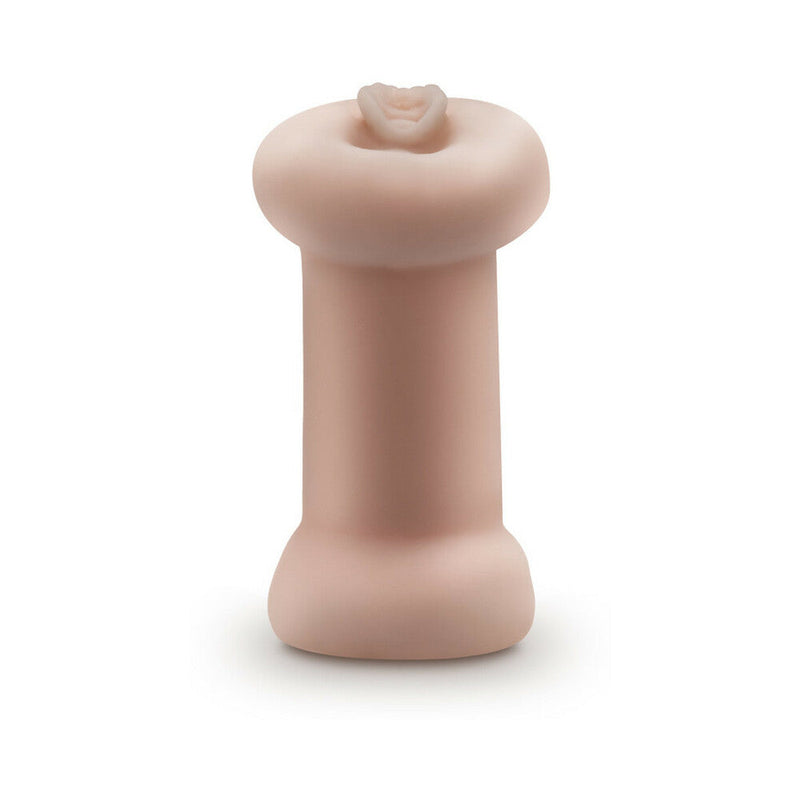 M for Men Soft + Wet Double Trouble Glow in the Dark Self-Lubricating Stroker Beige