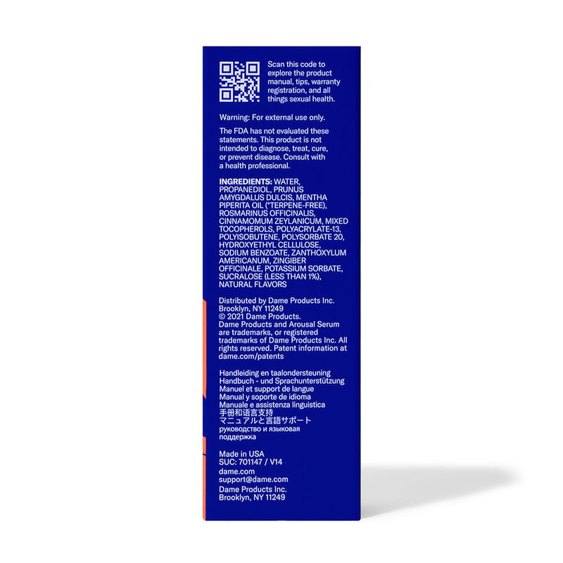 Dame Arousal Serum 1 oz.
