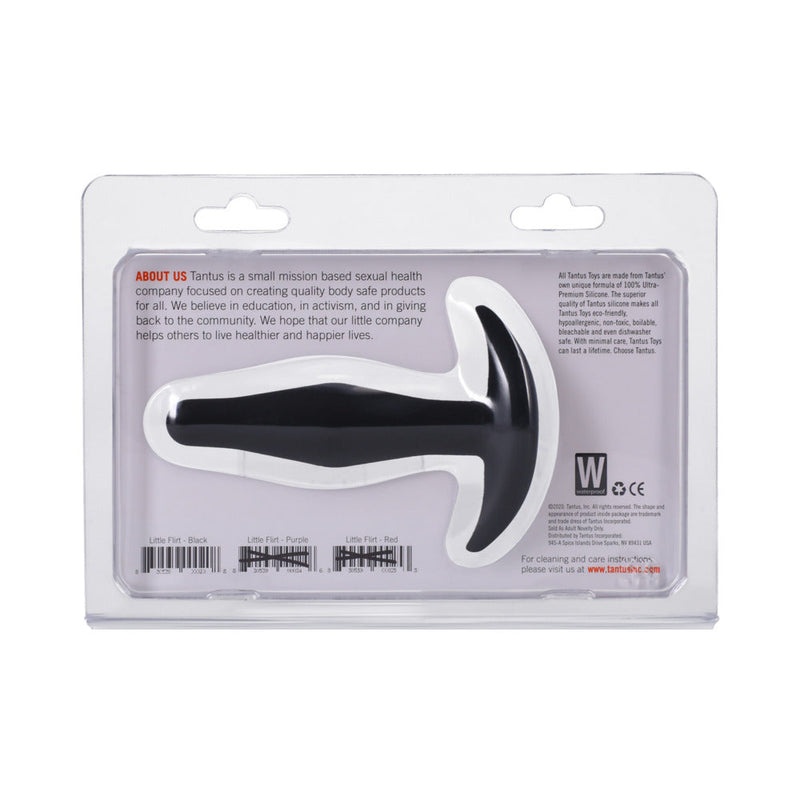 Tantus Little Flirt Anal Plug Onyx