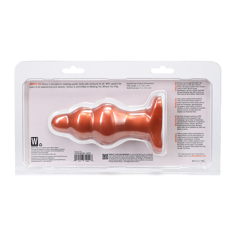 Tantus Severin Medium Super Soft Anal Plug Copper