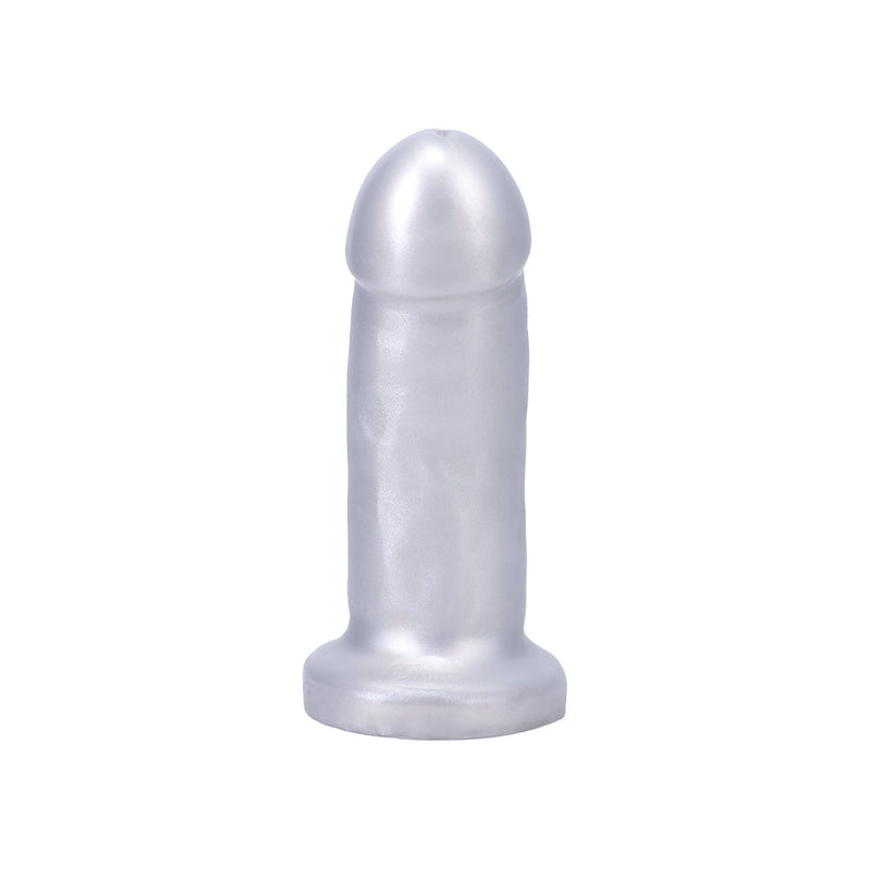 Tantus They/Them Super Soft Dildo Silver