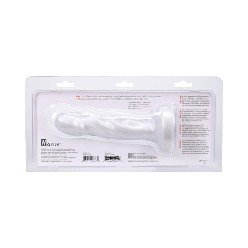 Tantus Goddess Vibrating 6.25 in. Dildo Pearl