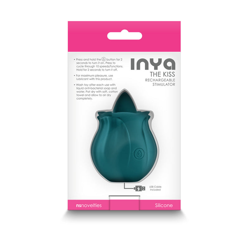 INYA The Kiss Rechargeable Stimulator Dark Teal