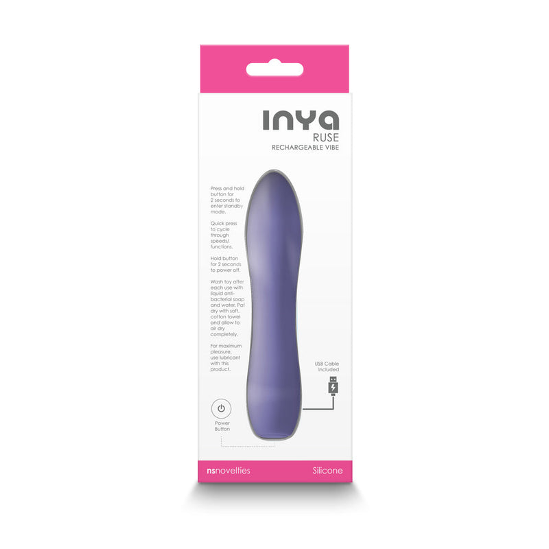 INYA Ruse Rechargeable Vibrator Purple