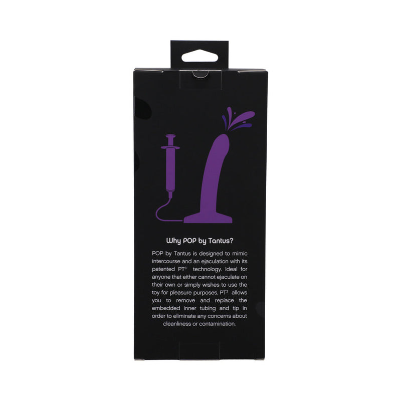 Tantus POP Slim Squrting Dildo Indiglow