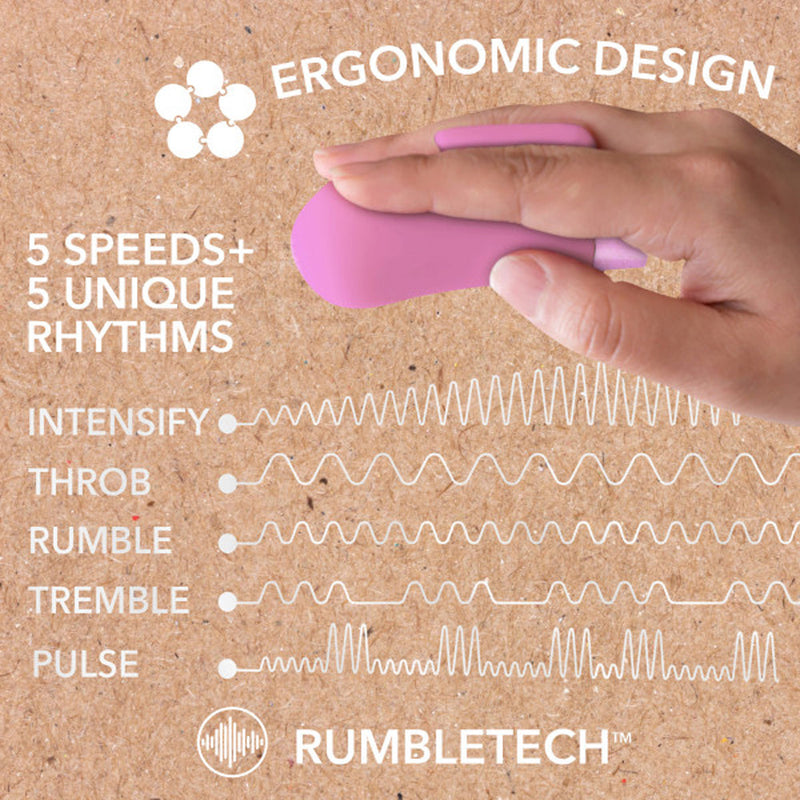 Blush Gaia Eco Delight Bullet Vibrator and Sleeve Purple