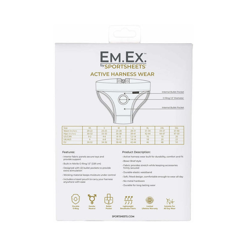 Sportsheets Em.Ex. Fit Harness Patent Corset 2XL