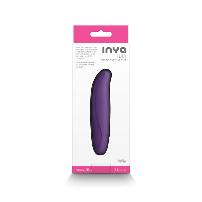 INYA Flirt Rechargeable Vibe Dark Purple