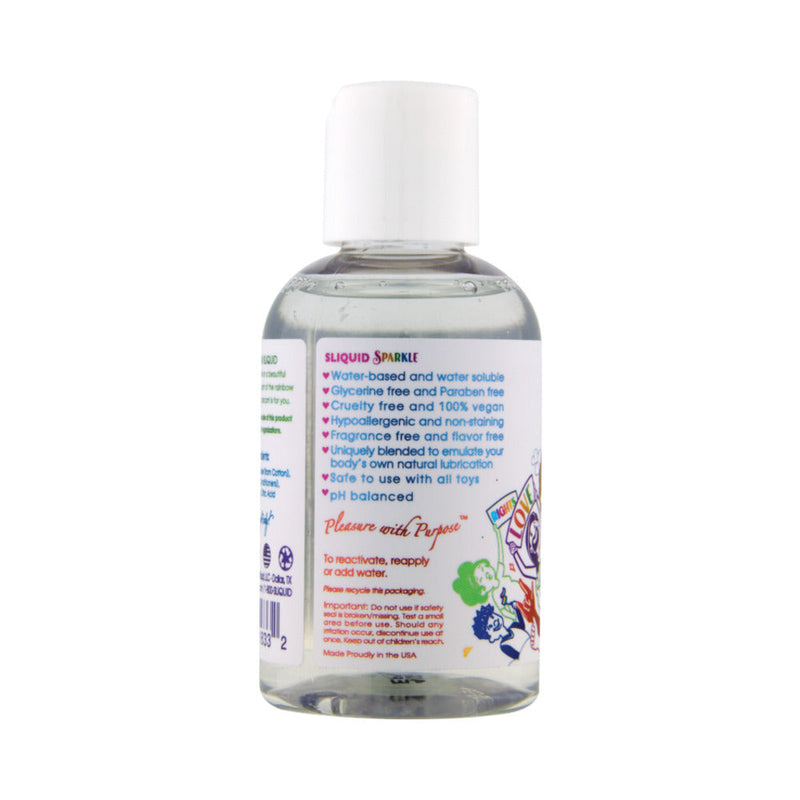 Sliquid Naturals Sparkle Pride Water-Based Lubricant 4.2 oz.