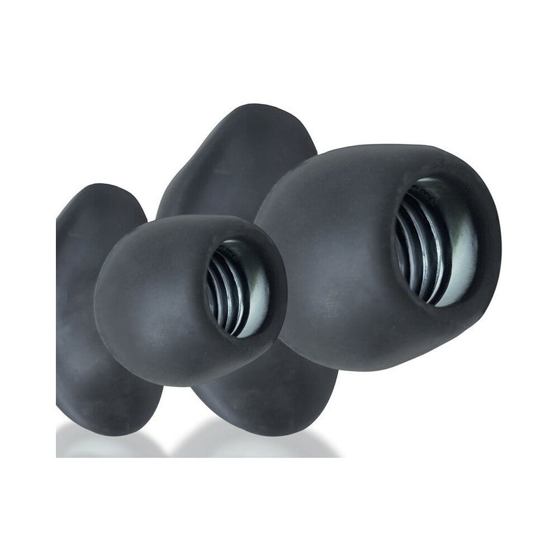 Oxballs Morphhole-2 Gaper Plug Large Black Ice