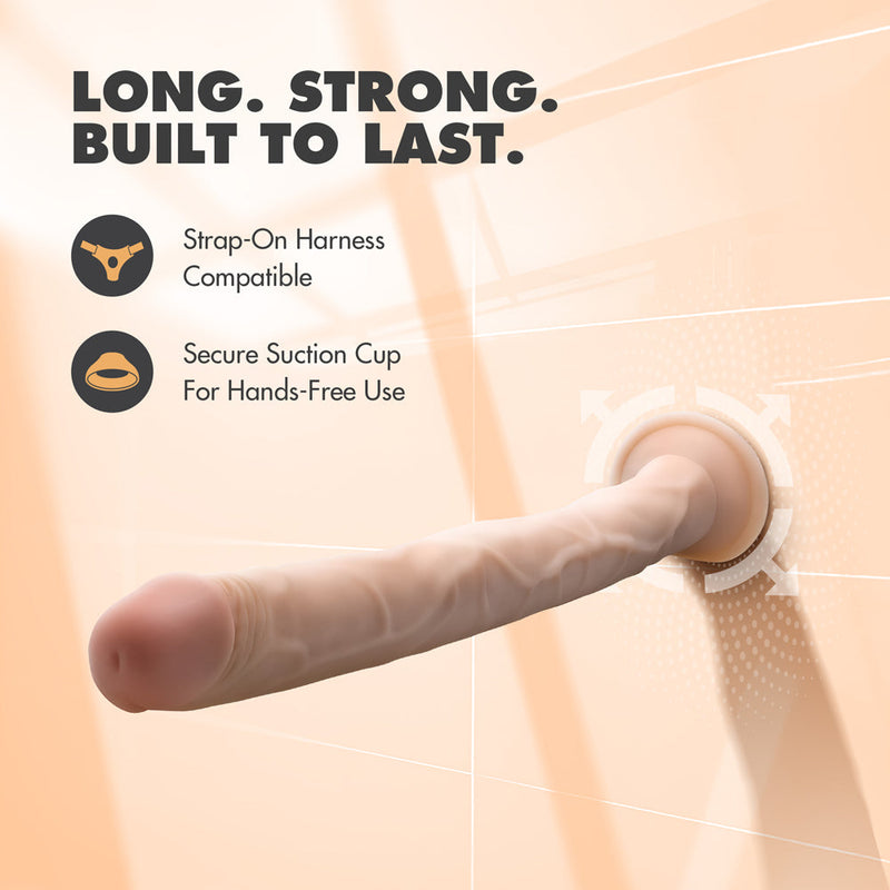 Dr. Skin 19 in. Dildo Beige