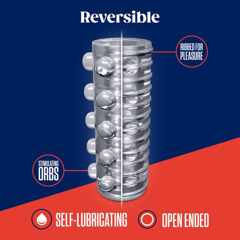 RIZE! Swich Glow in the Dark Self-Lubricating Stroker Clear
