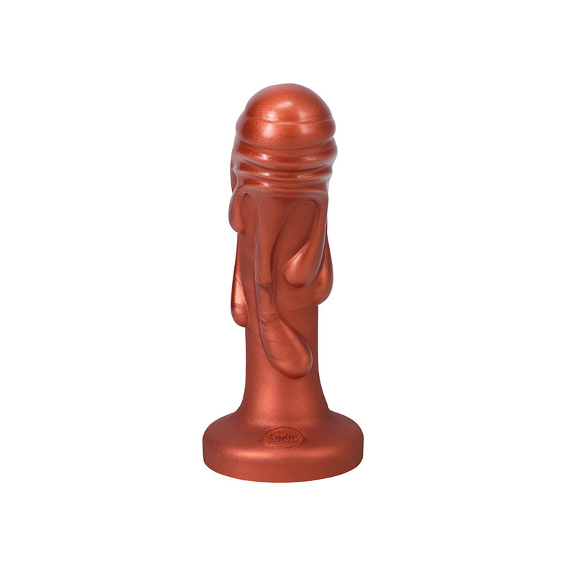 Tantus Magma 7 in. Fantasy Dildo Medium-Firm Copper