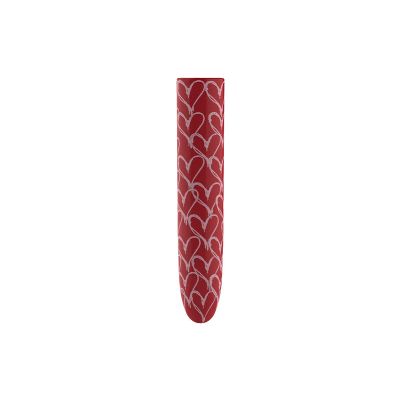 Luv Inc Hb82 Heart Bullet Vibrator Red