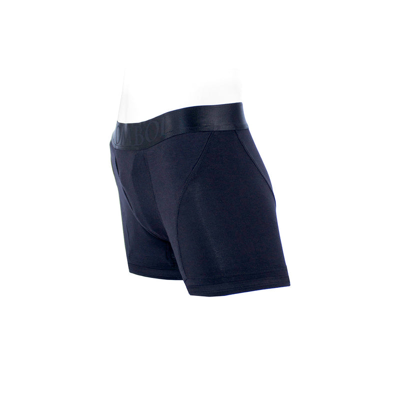 SpareParts Tomboii Rayon Boxer Briefs Harness Black Size 2XL