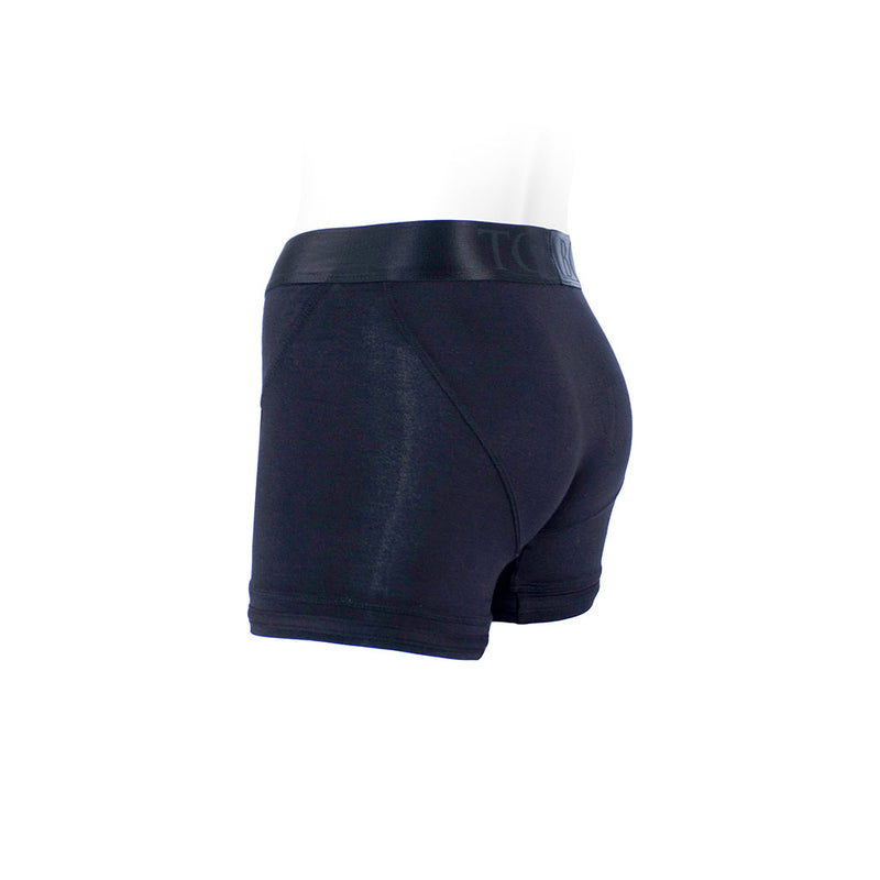 SpareParts Tomboii Rayon Boxer Briefs Harness Black Size 5XL