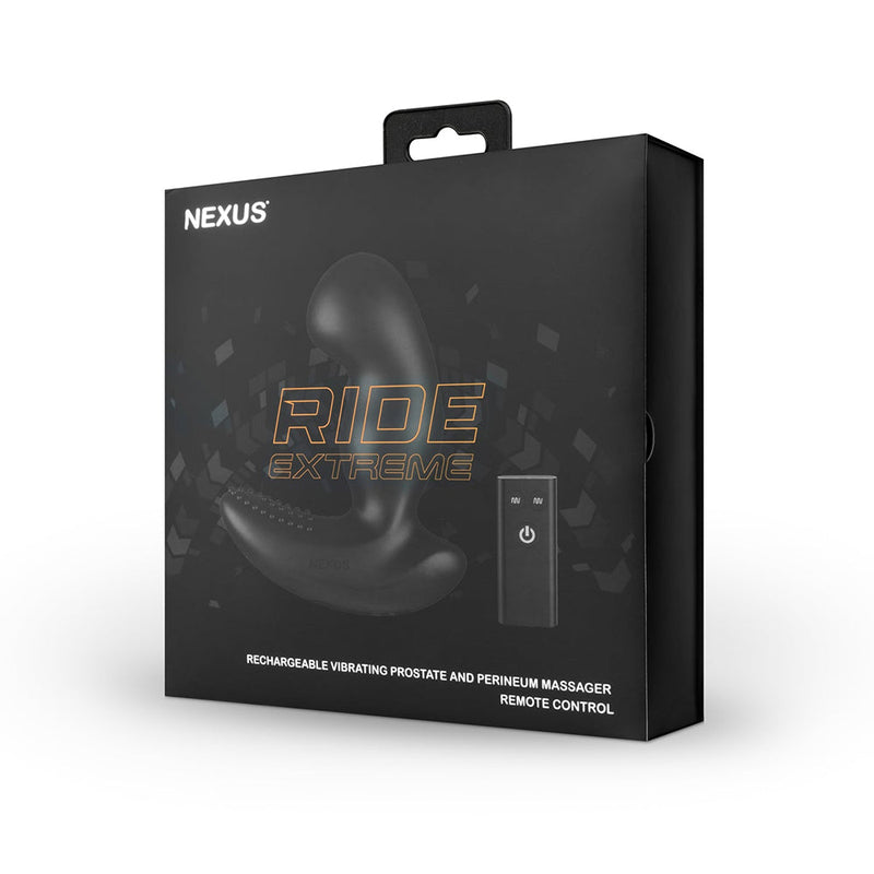 Nexus Ride Extreme Remote Control Prostate Dual Motor Vibrator Black