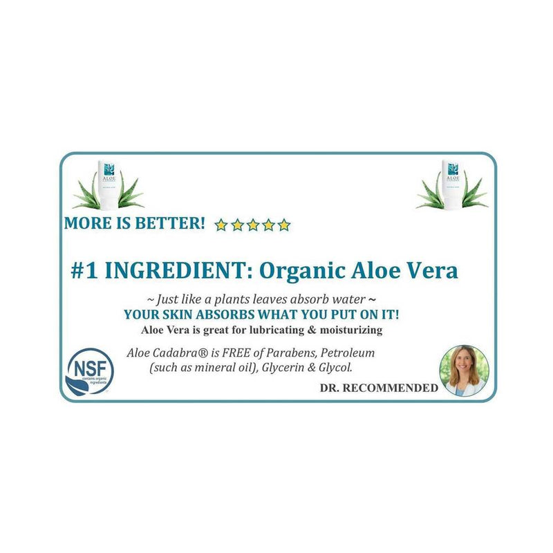 Aloe Cadabra Natural Aloe Lubricant 2.5 oz.