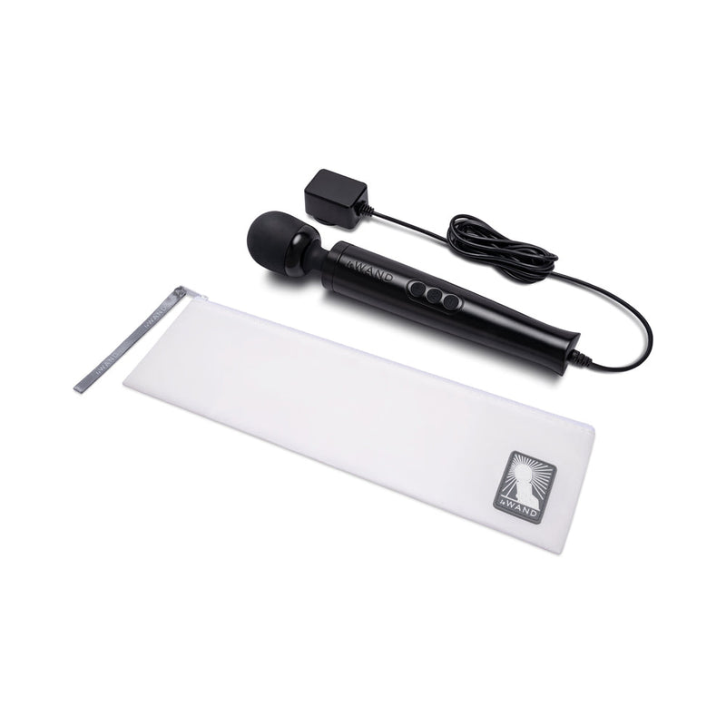 Le Wand Die Cast Plug-In Massager Black
