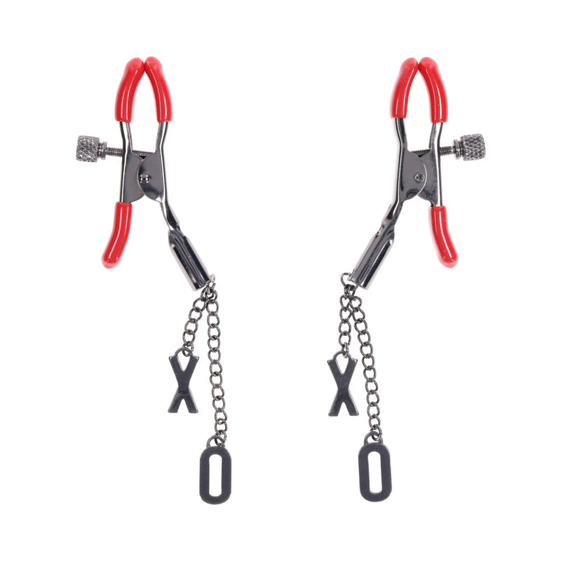 Sportsheets Sex & Mischief Ex's & Oh's Nipple Clamps