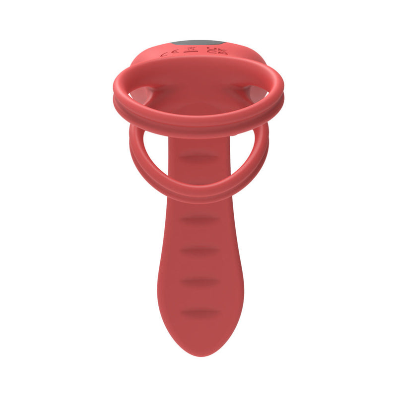Adam & Eve Vibrating Rose Girth Enhancer Couples Triple Stimulator