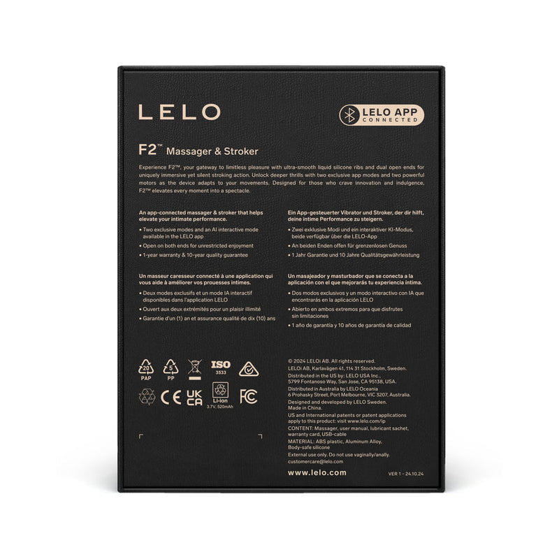 LELO F2S Massager & Stroker Red
