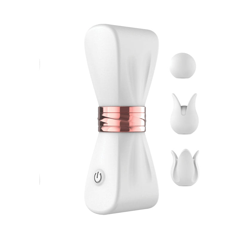 Gold Glam Tri-Tip Vibe White