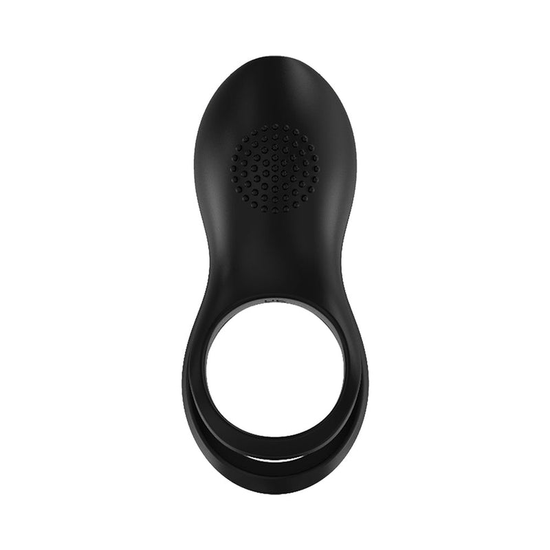 Gold Glam Cockring Black