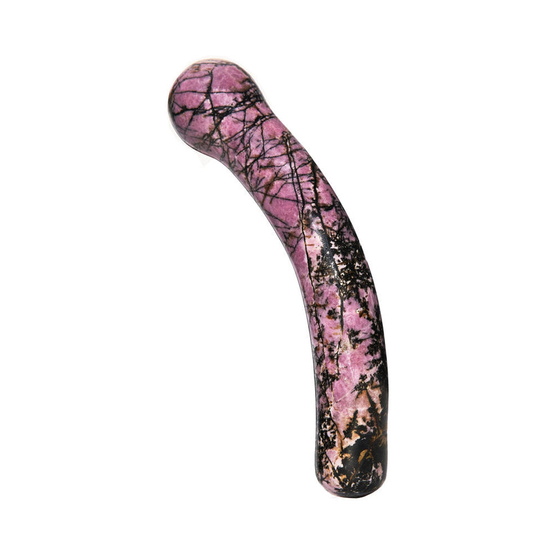 Chakrubs Anahata Curve Rhodonite Wand