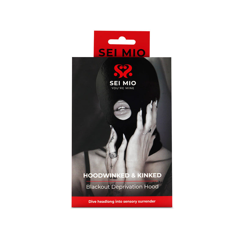 SEI MIO Hoodwinked and Kinked Deprivation Hood with Blackout Panel